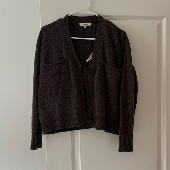 Upton Chocolate Brown Cardigan and Carleton tank set - Picture 9 of 11